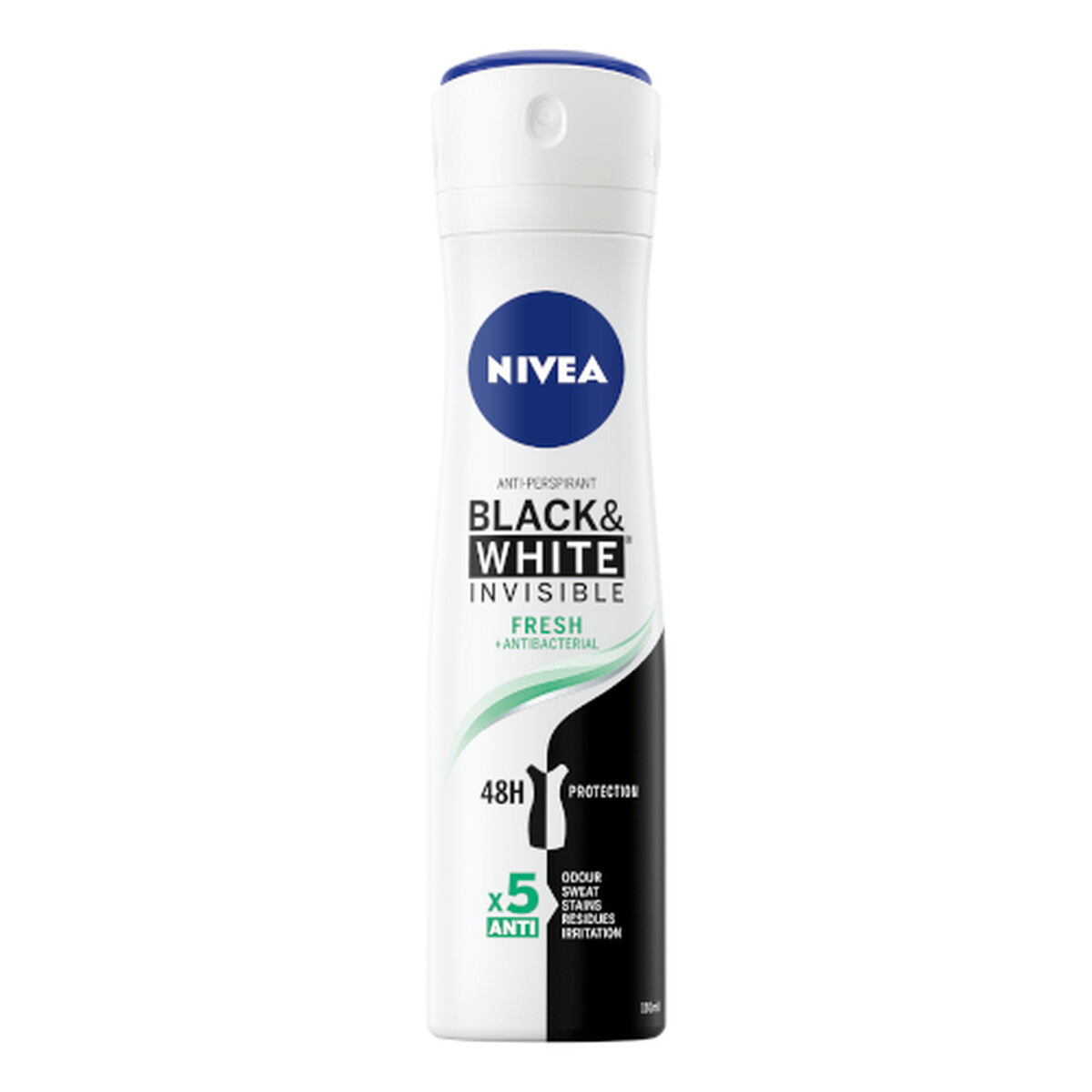 Nivea Black&White Invisible Fresh Antyperspirant w aerozolu 150ml