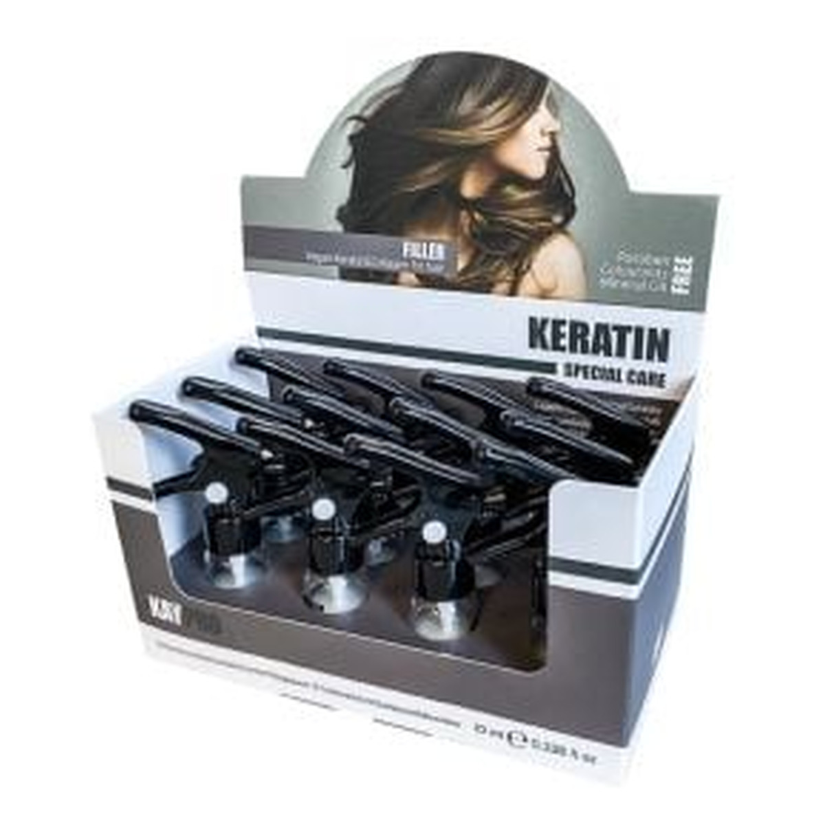 KayPro Keratin Filler Kuracja regenerującja z keratyną i kolagenem, 12x10ml