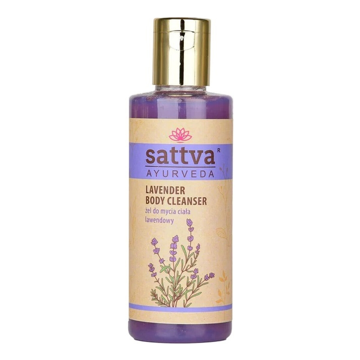 Sattva Body Cleanser Żel do mycia ciała lavender 210ml