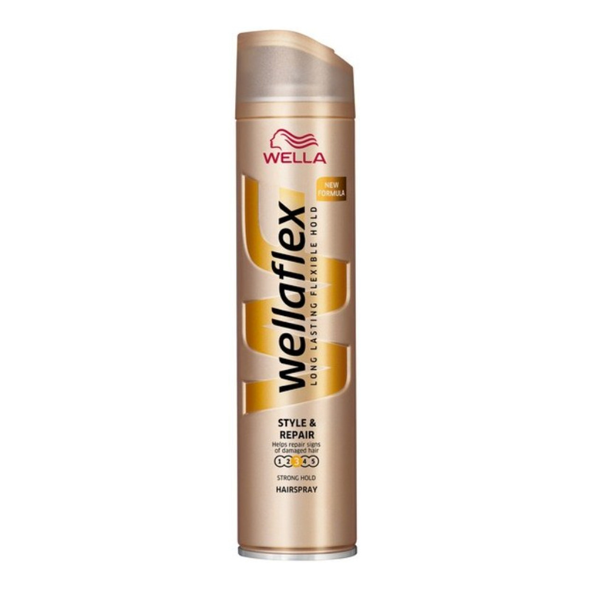 Wellaflex Lakier Do Włosów Stylizacja i Odnowa Mocne Utrwalenie 250ml