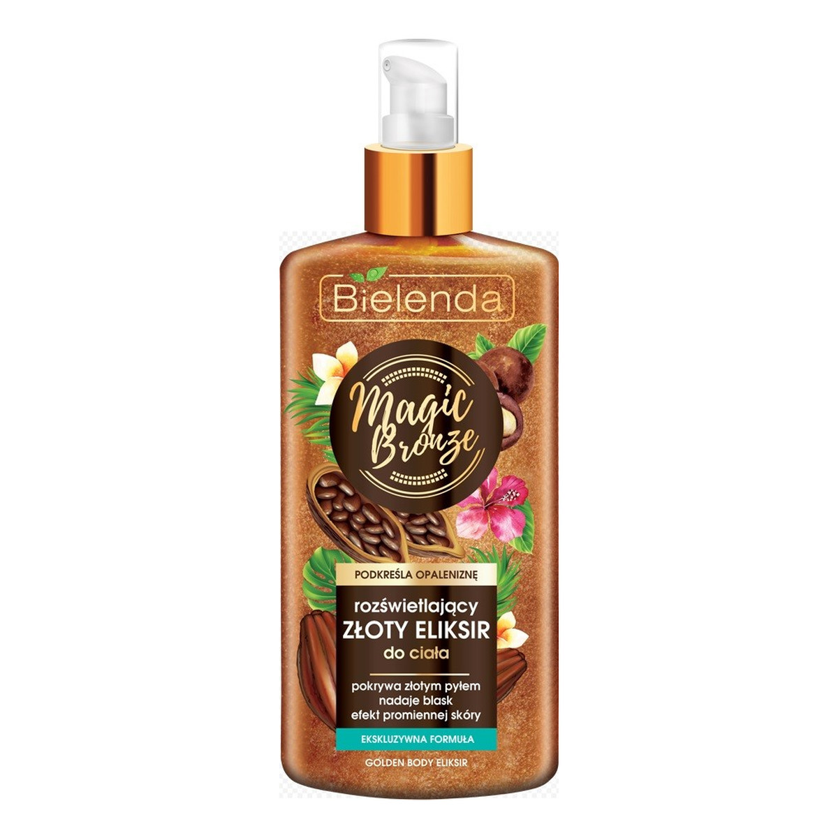Bielenda Magic Bronze Rozświetlający Złoty Eliksir do ciała 150ml