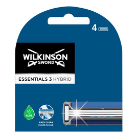 Essentials 3 hybrid wkład z trzema ostrzami i paskiem nawilżającym 4szt.