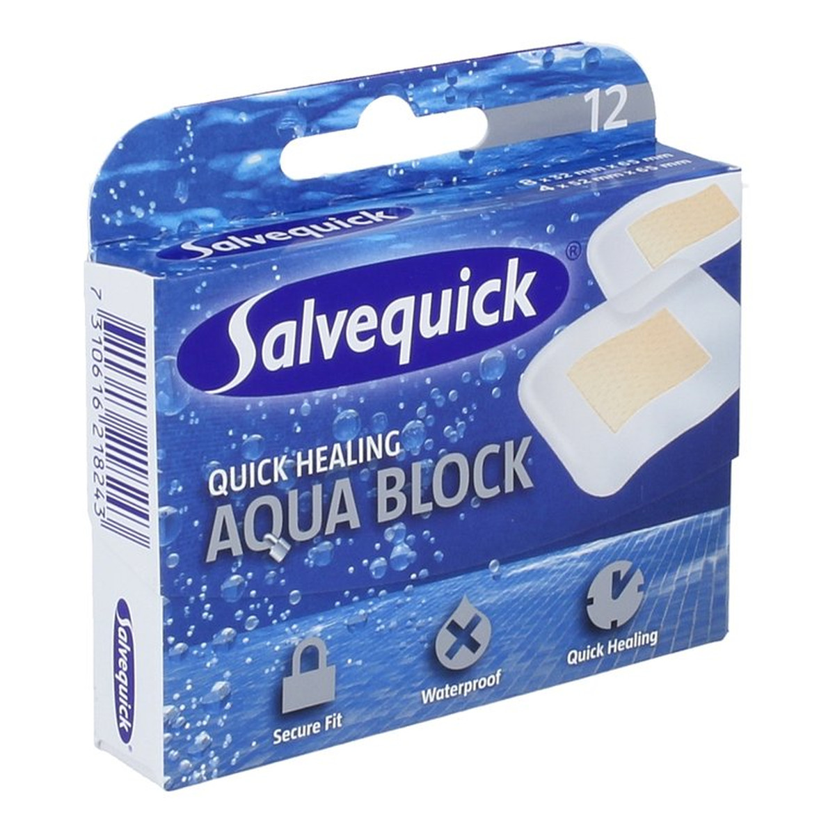 Salvequick Aqua Block Plastry szybkogojące 12szt