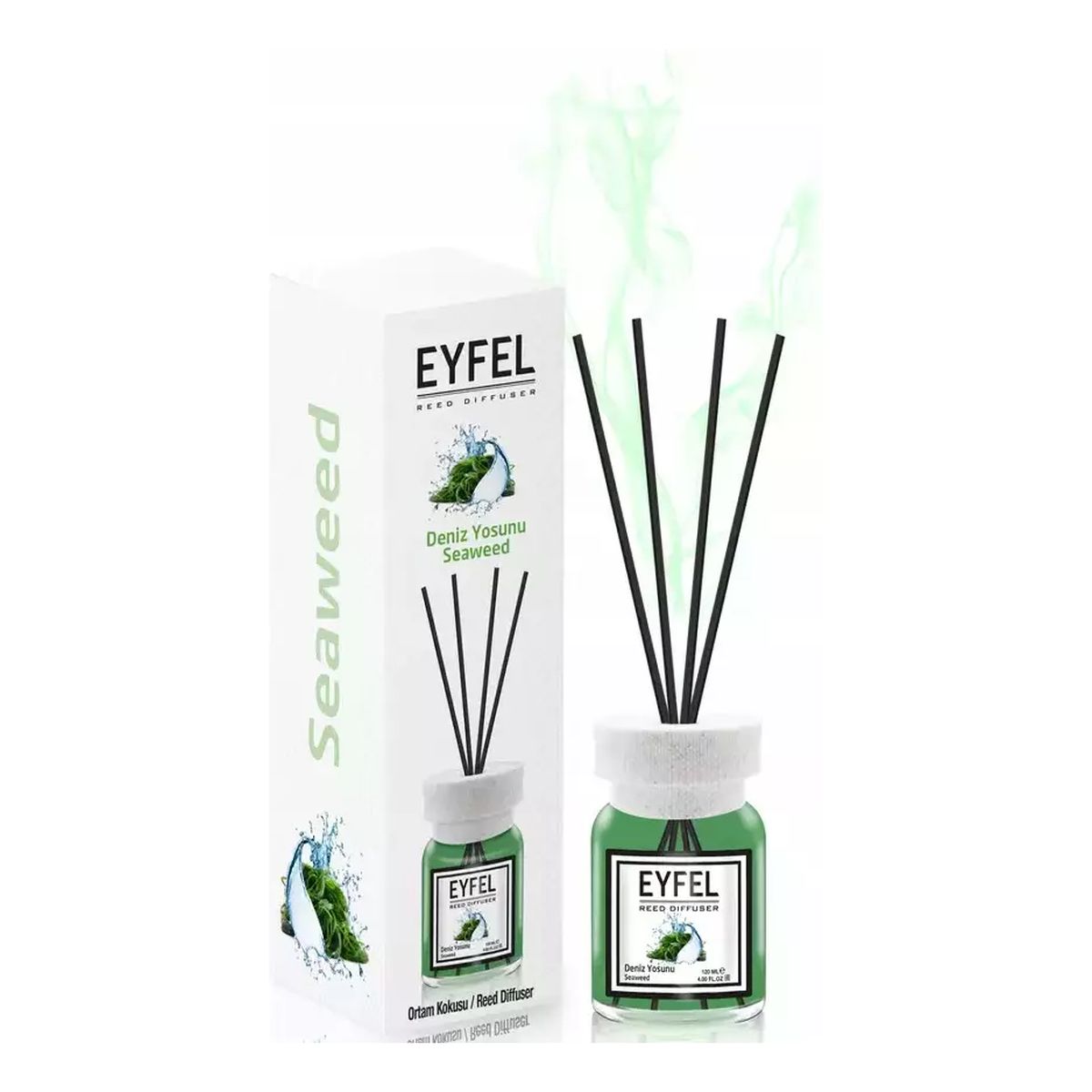 Eyfel Dyfuzor zapachowy z patyczkami - Seaweed 120ml