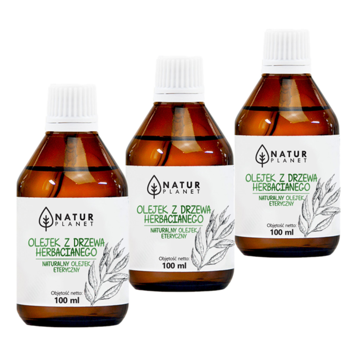 Natur Planet Olejek z Drzewa Herbacianego 100% 3x100ml