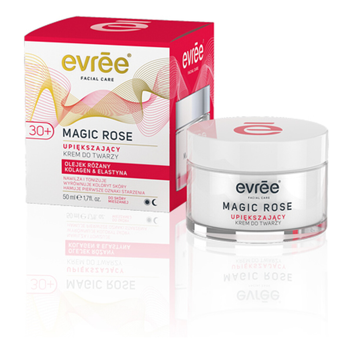 Evree Facial Care Magic Rose 30+ Upiększający Krem Do Twarzy 50ml