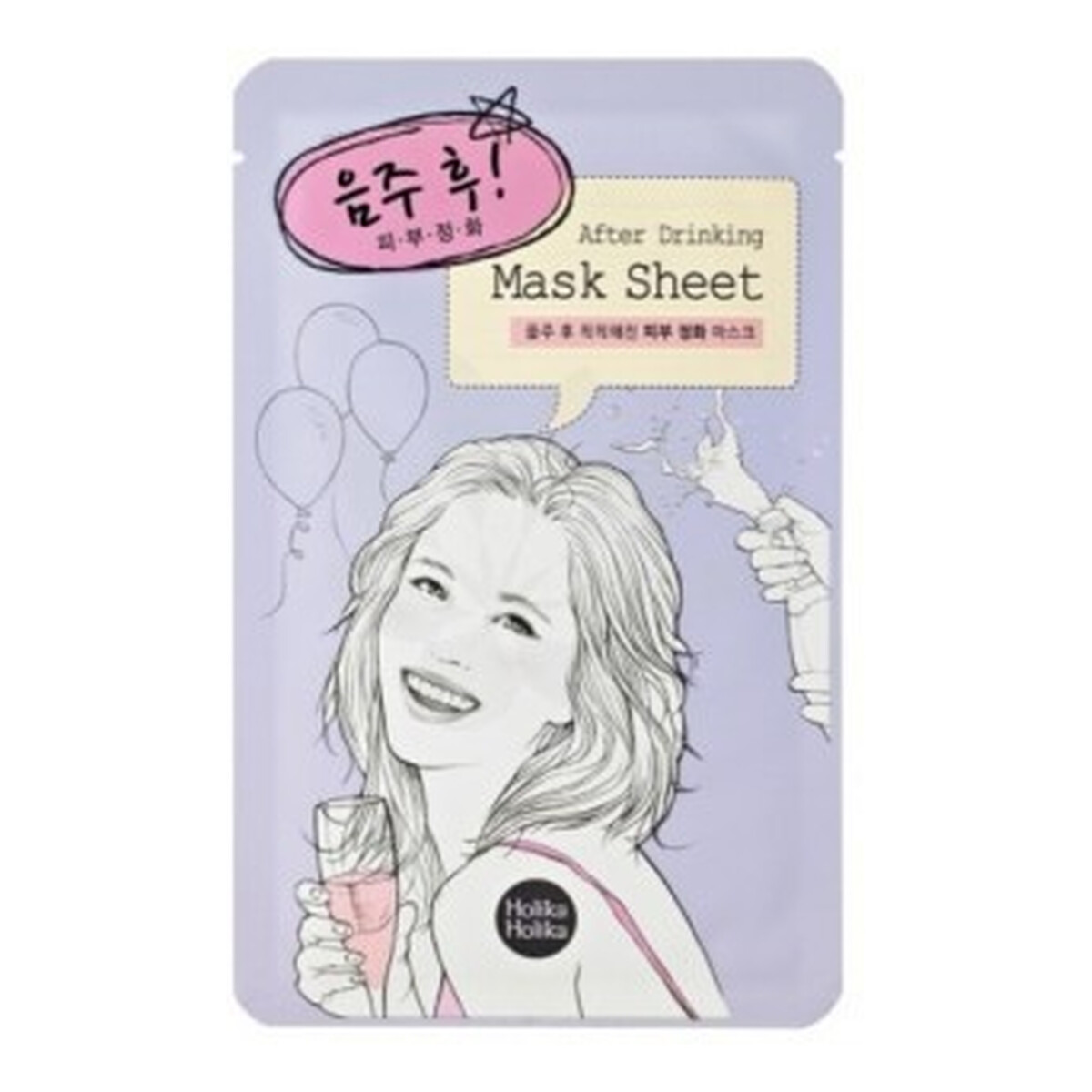 Holika Holika After Drinking Mask Sheet Odświeżająca Maseczka Do Twarzy