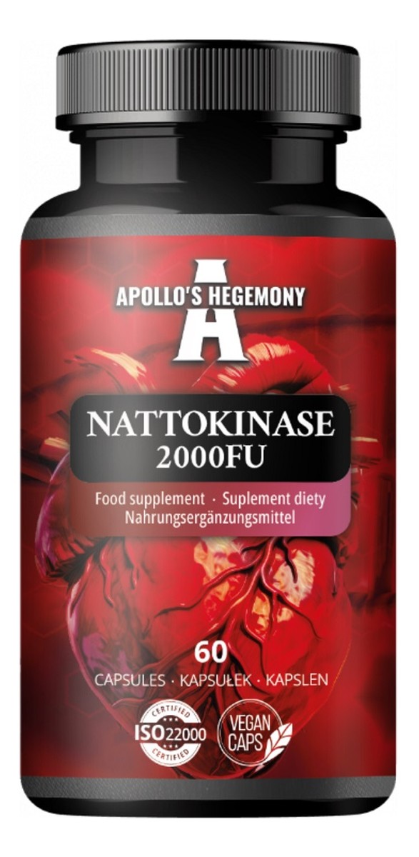 Nattokinase 2000FU suplement diety 60 Kapsułek