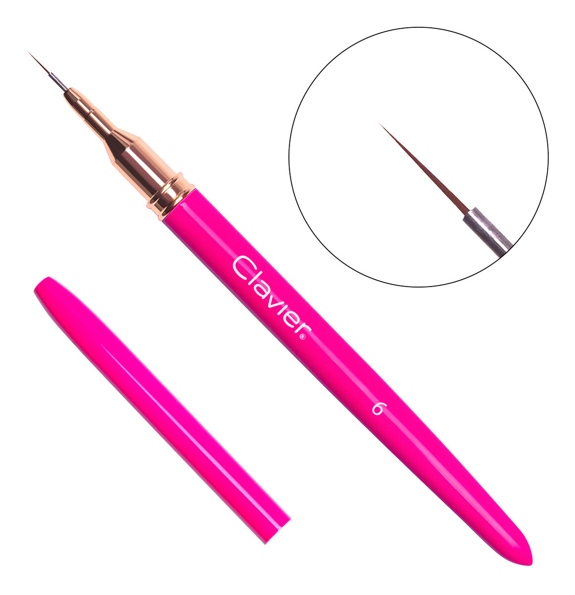 Pędzelek Do Zdobień Precyzyjny Clavier 6 mm