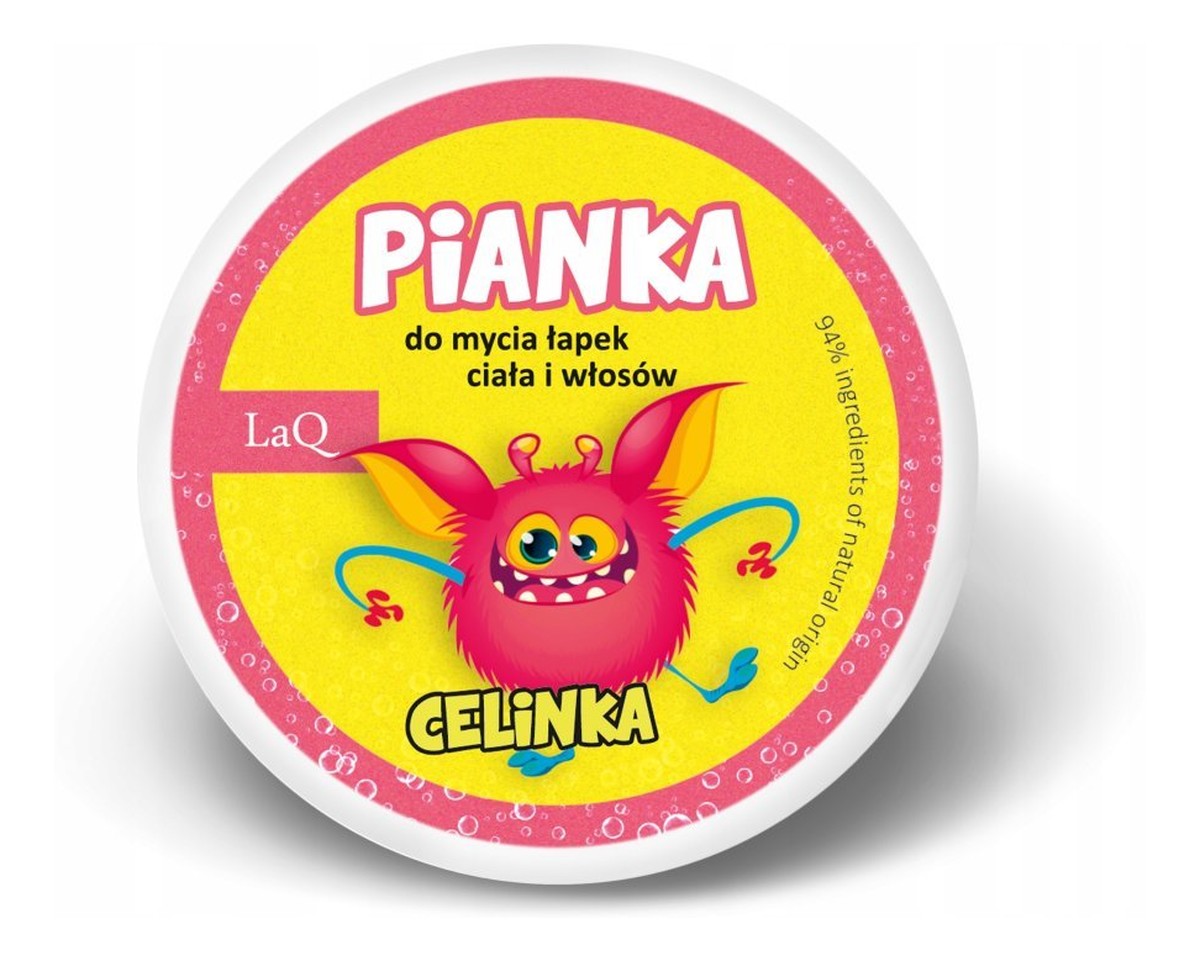 Pianka do mycia łapek, ciała i włosów CELINKA