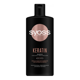 Keratin shampoo szampon do włosów słabych i łamliwych