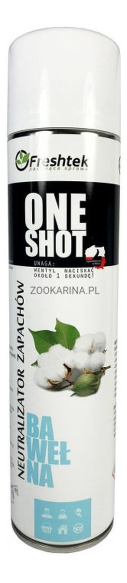 Neutralizator zapachów Bawełna