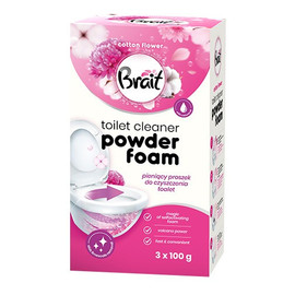 Brait wulkan pieniący proszek do czyszczenia toalet cotton flower 3 x 100 g