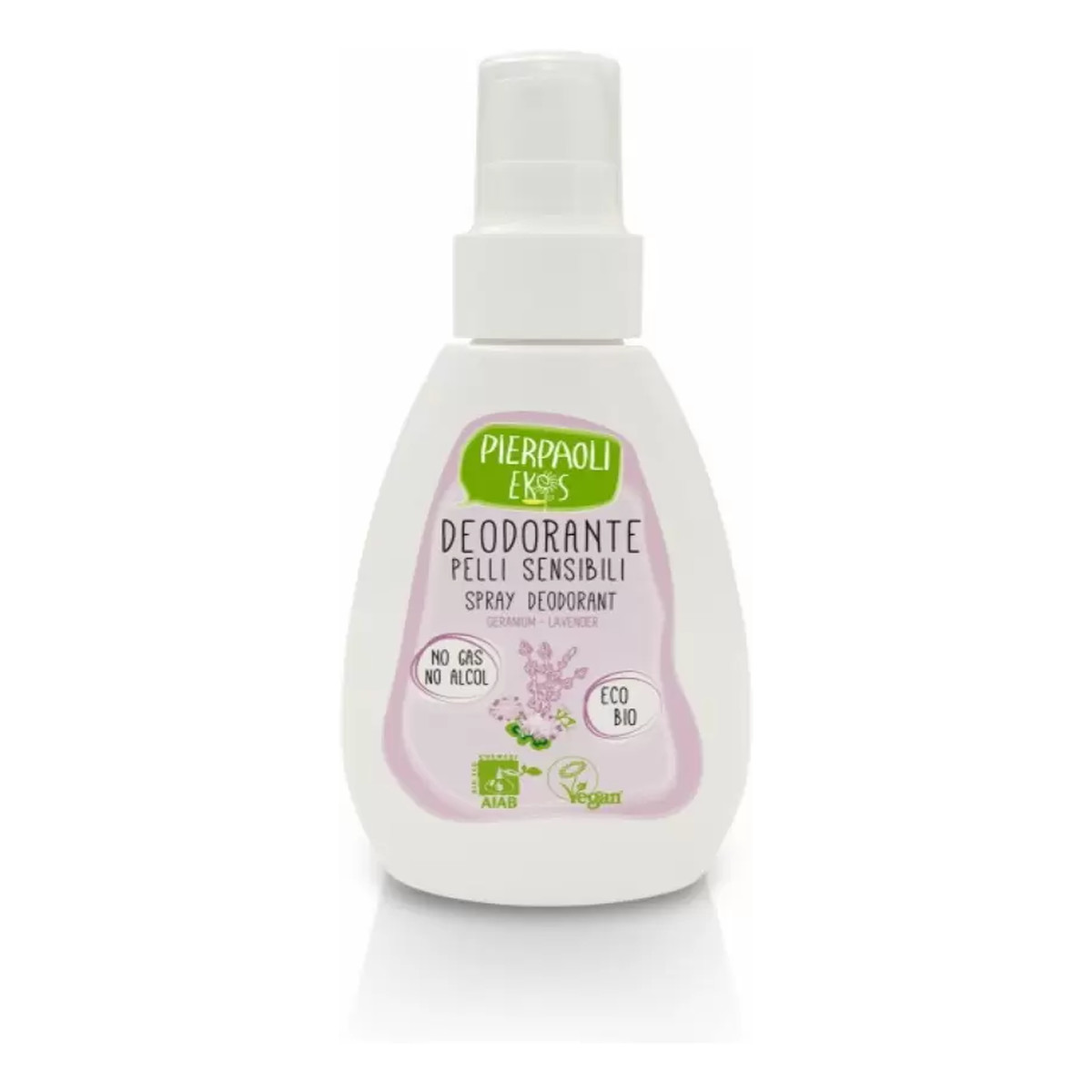 Pierpaoli Ekos Dezodorant w sprayu z lawendą i geranium naturalny certyfikowany AIAB 100ml