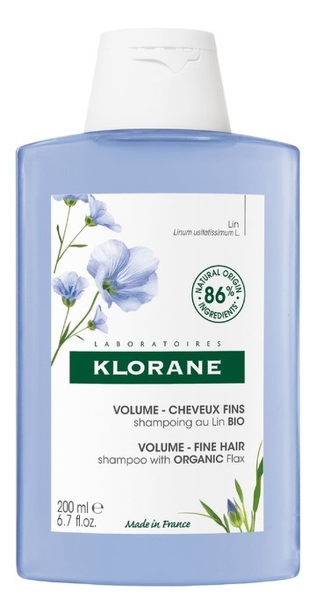 Volume Fine Hair Shampoo Szampon z lnem nadający objętości