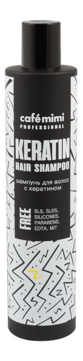 Szampon do włosów z keratyną włosy zniszczone i farbowane