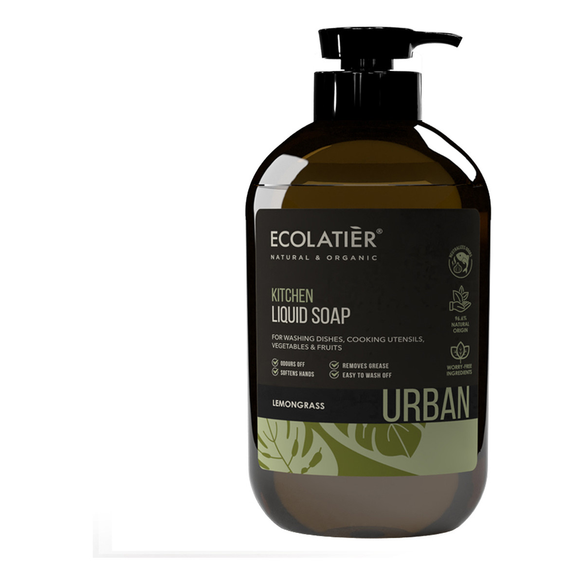 Ecolatier Urban Mydło kuchenne w płynie Trawa Cytrynowa 600ml