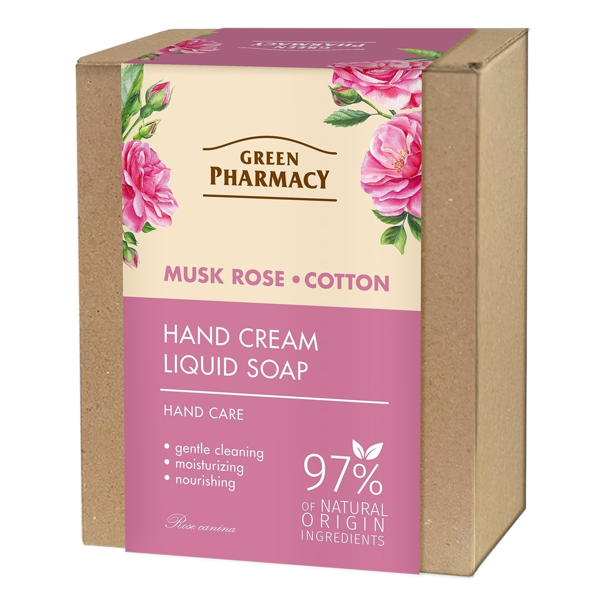 Green Pharmacy Zestaw do pielęgnacji dłoni Musk Rose i Cotton