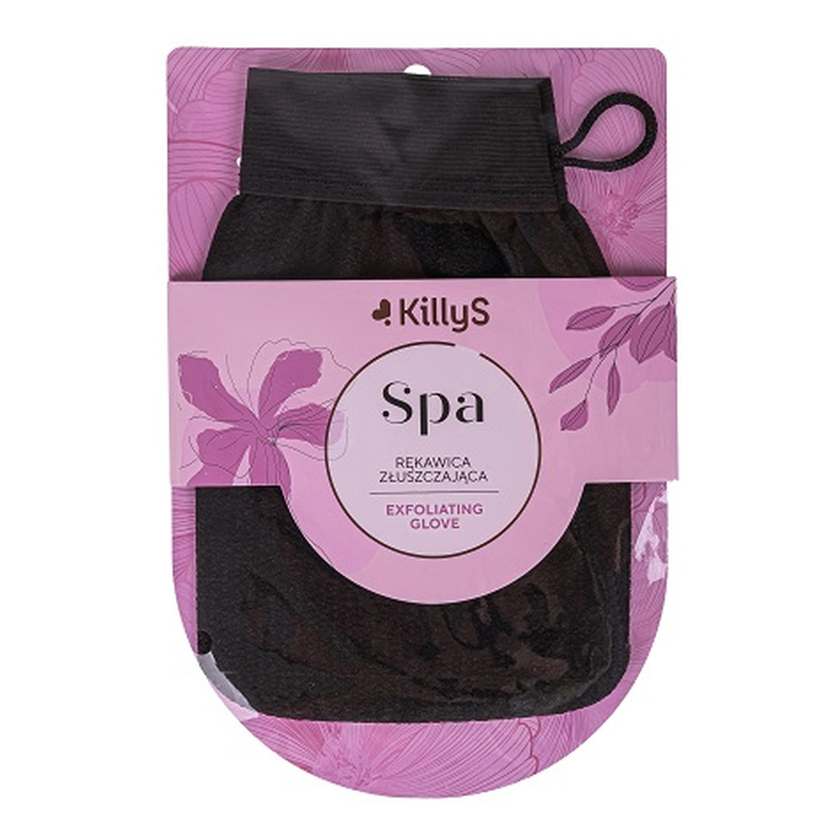 KillyS Spa Exfoliating Glove Złuszczająca rękawica do peelingu ciała Czarna