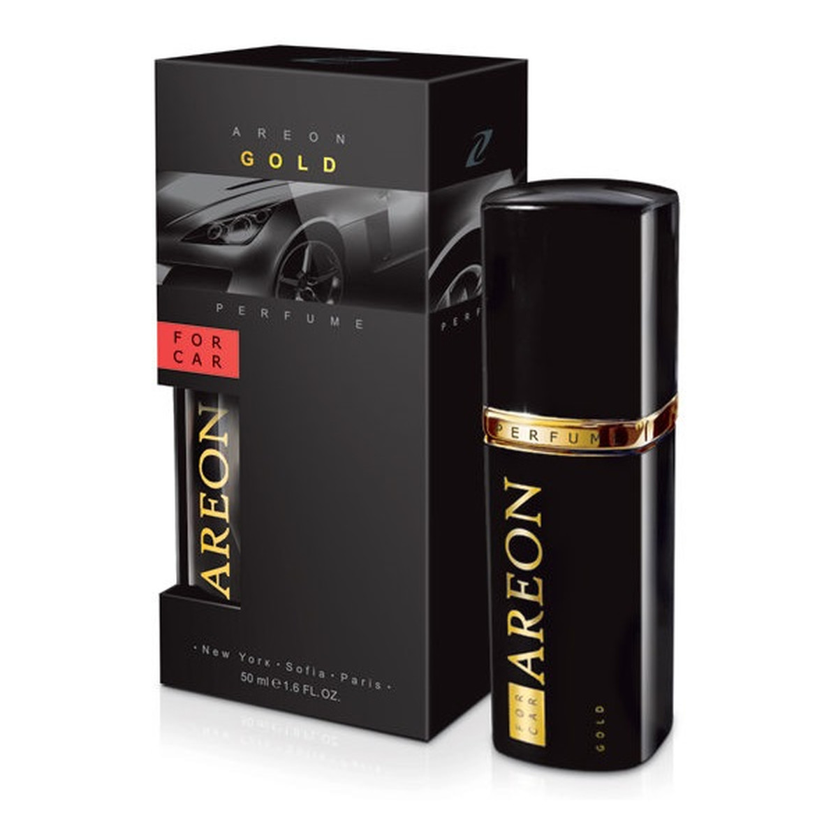 Areon Car Perfume Perfumy do samochodu gold spray 50ml