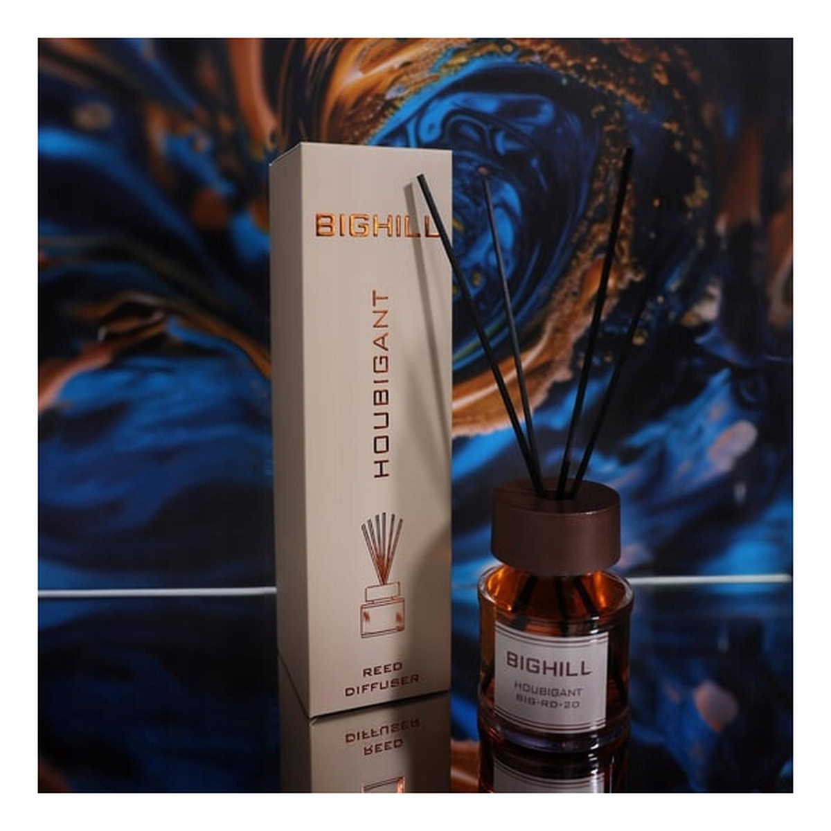 Bighill Ekskluzywny dyfuzor zapachowy z patyczkami - Houbigant 120ml