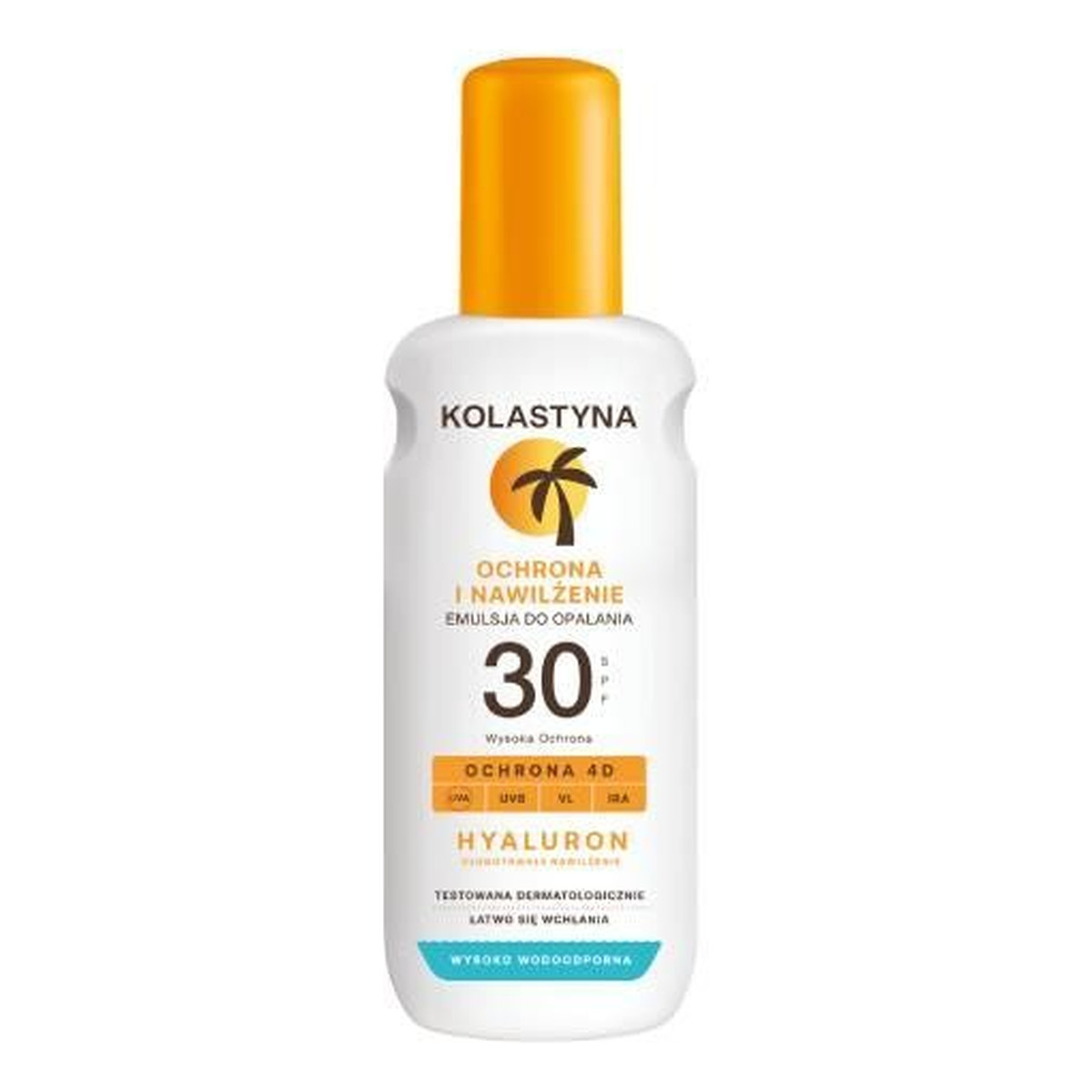 Kolastyna Ochrona i nawilżenie Emulsja do opalania w sprayu spf30 200ml