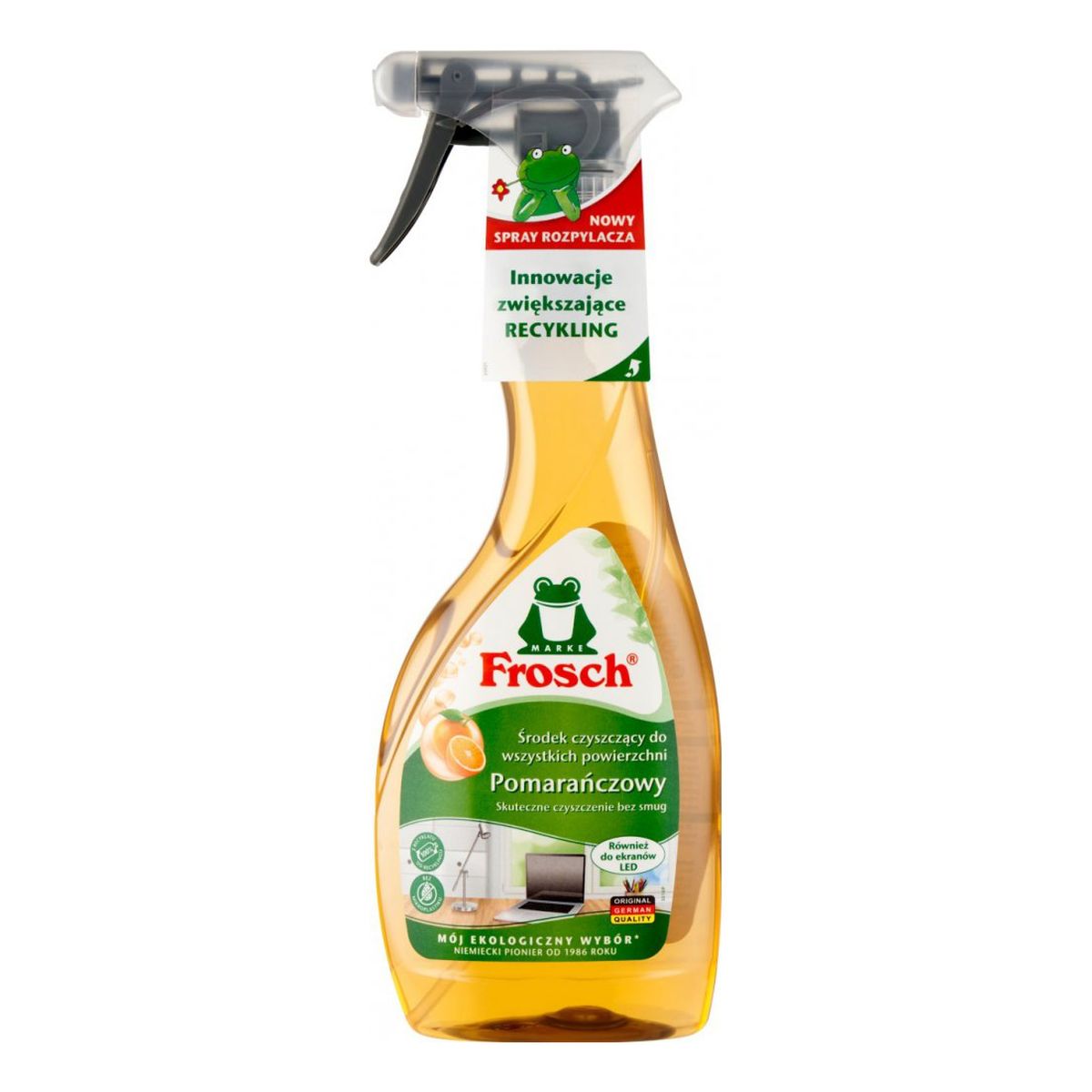 Frosch Spray do czyszczenia wszystkich powierzchni Pomarańcza 500ml
