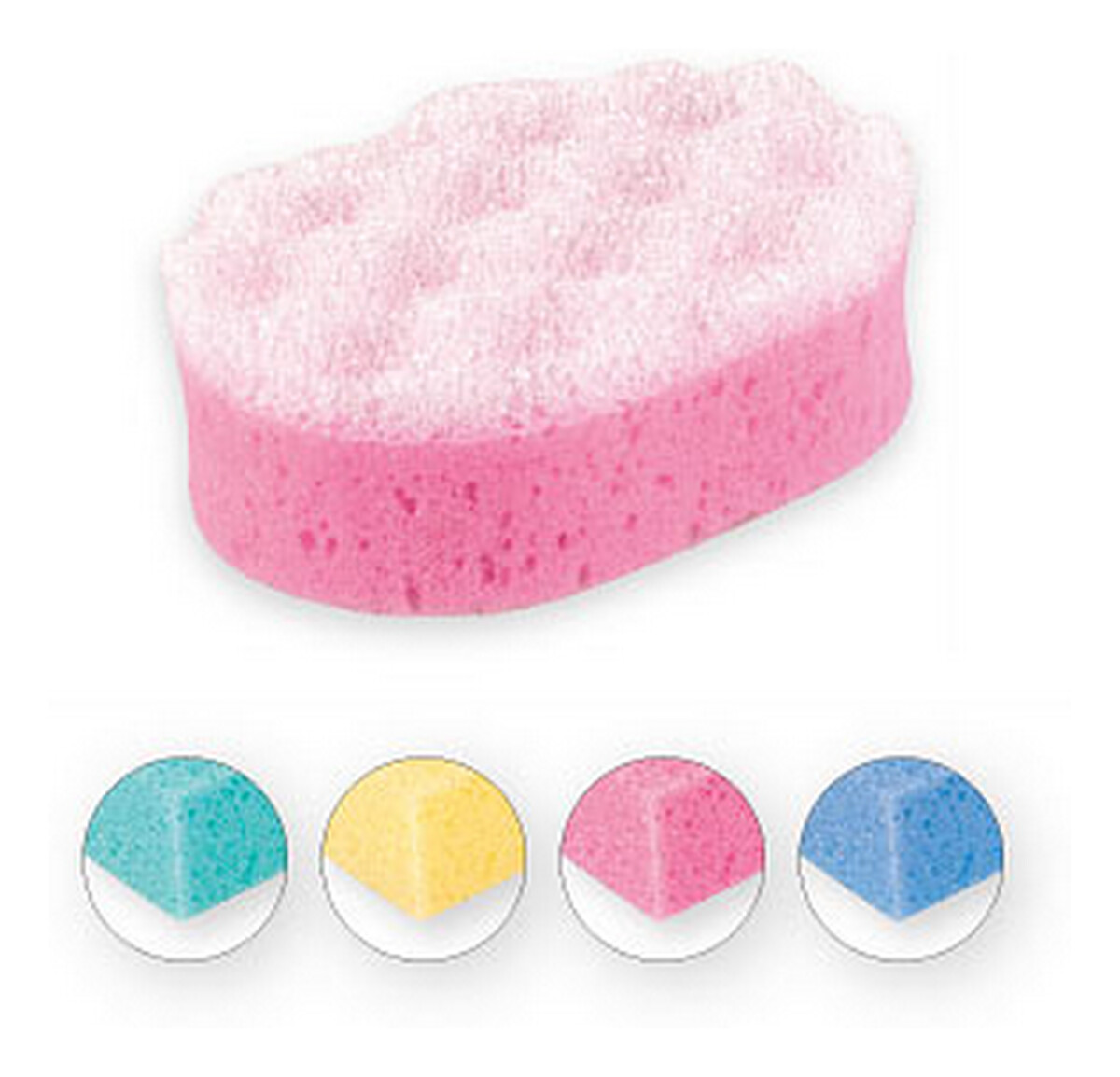 gąbka do kąpieli owalna 1 szt.
