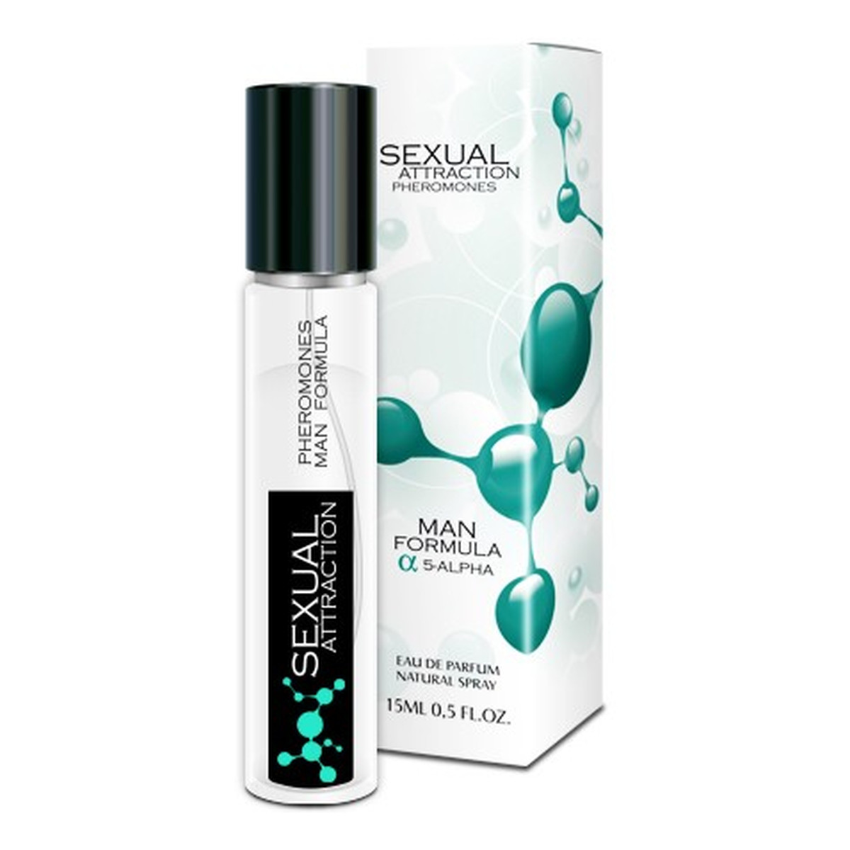 Sexual Attraction Pheromones Man Formula 5-Alpha feromony dla mężczyzn Woda perfumowana spray 15ml