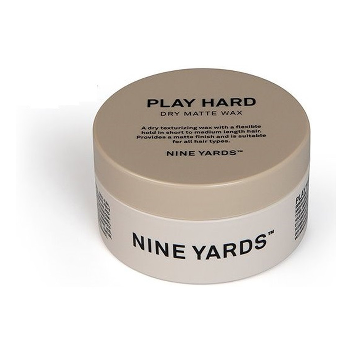 Nine Yards Play hard dry matte wax matujący wosk do stylizacji włosów 100ml