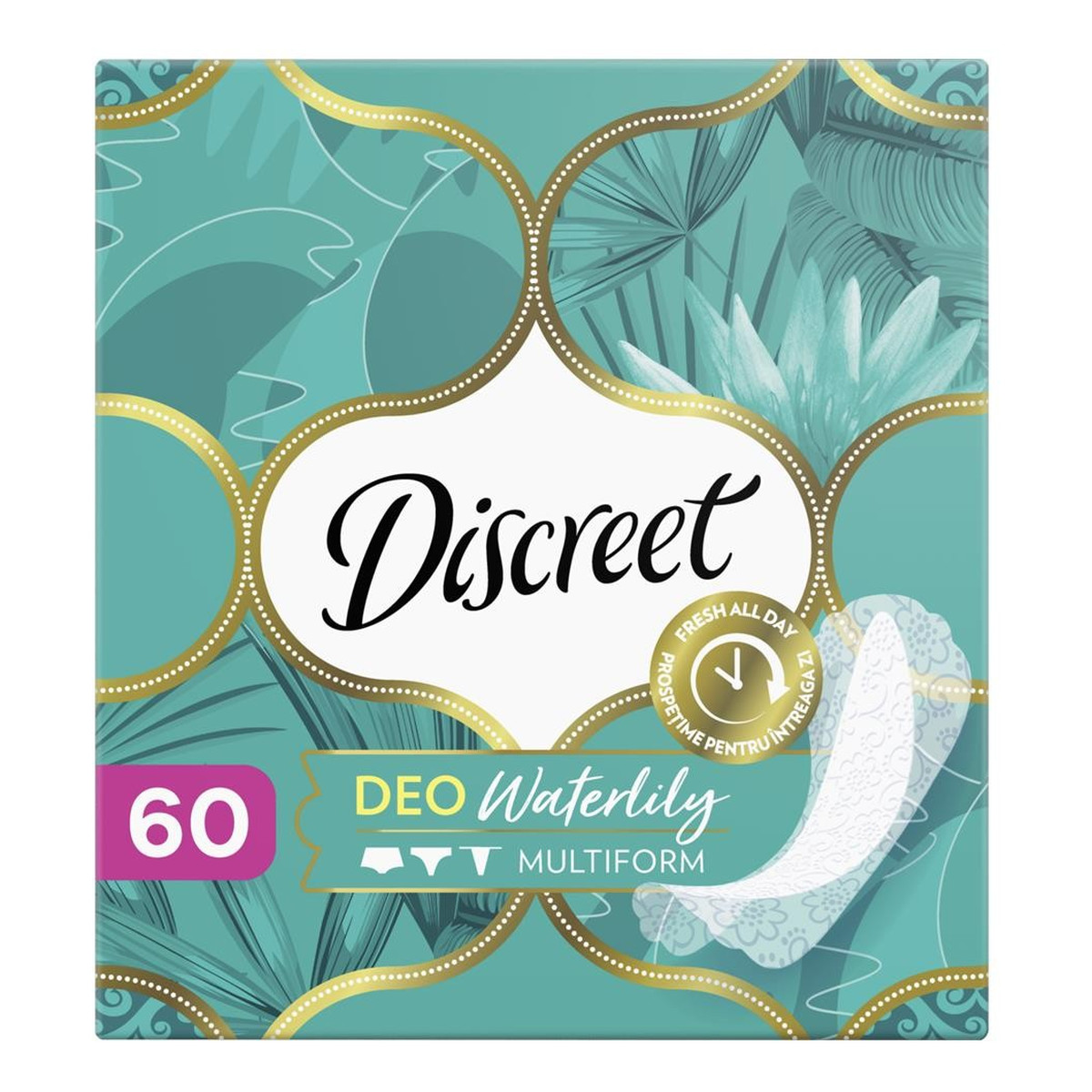 Discreet Waterlilly Deo Wkładki Higieniczne 60szt.