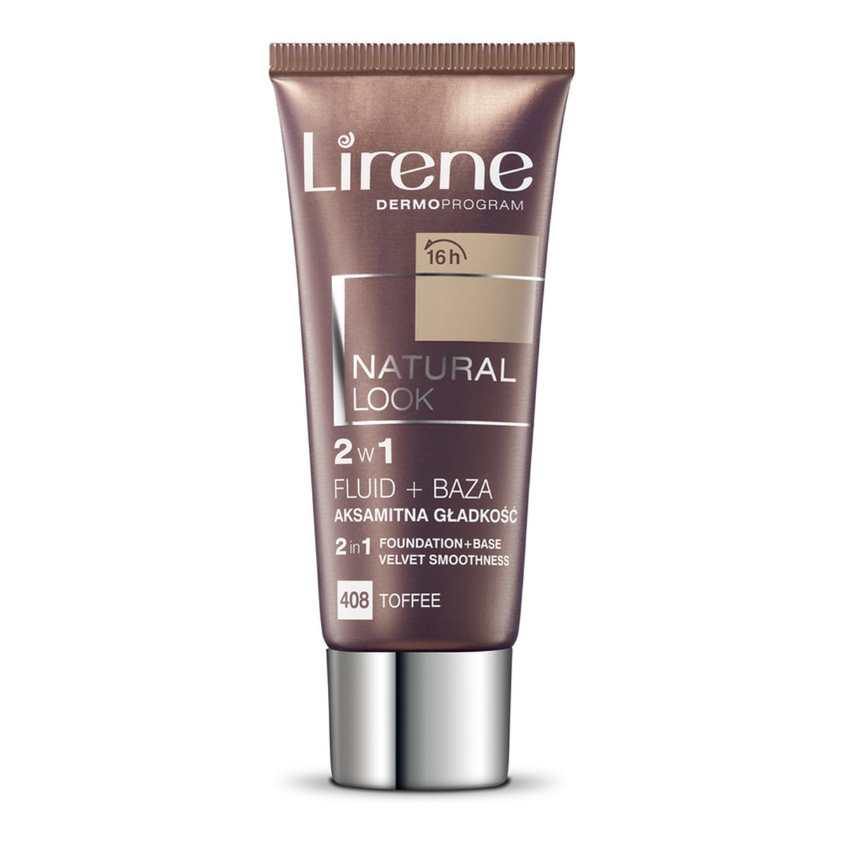 Lirene Natural Look Dermo Program Fluid+Baza 2w1 30ml