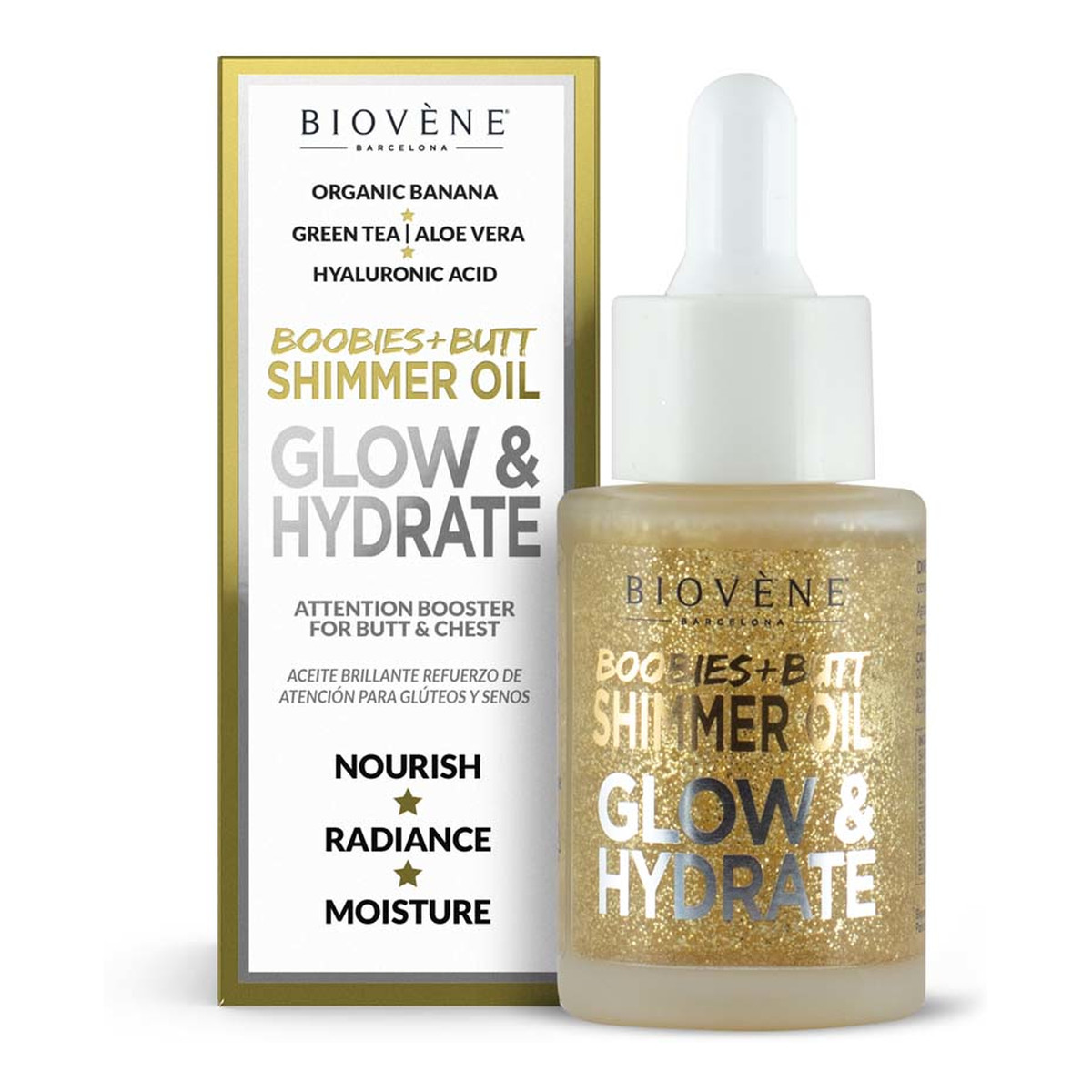 Biovene Glow Hydrate Olejek do piersi i pośladków 30ml