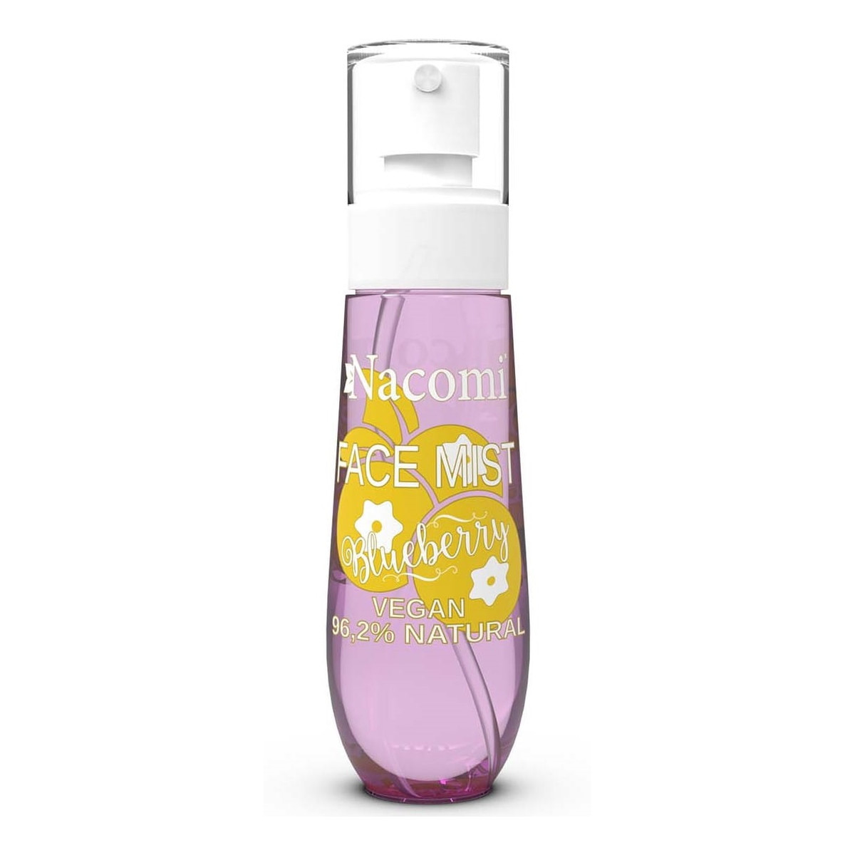 Nacomi Face Mist Vegan Natural Bluberry Mgiełka do ciała i twarzy o zapachu borówki 80ml
