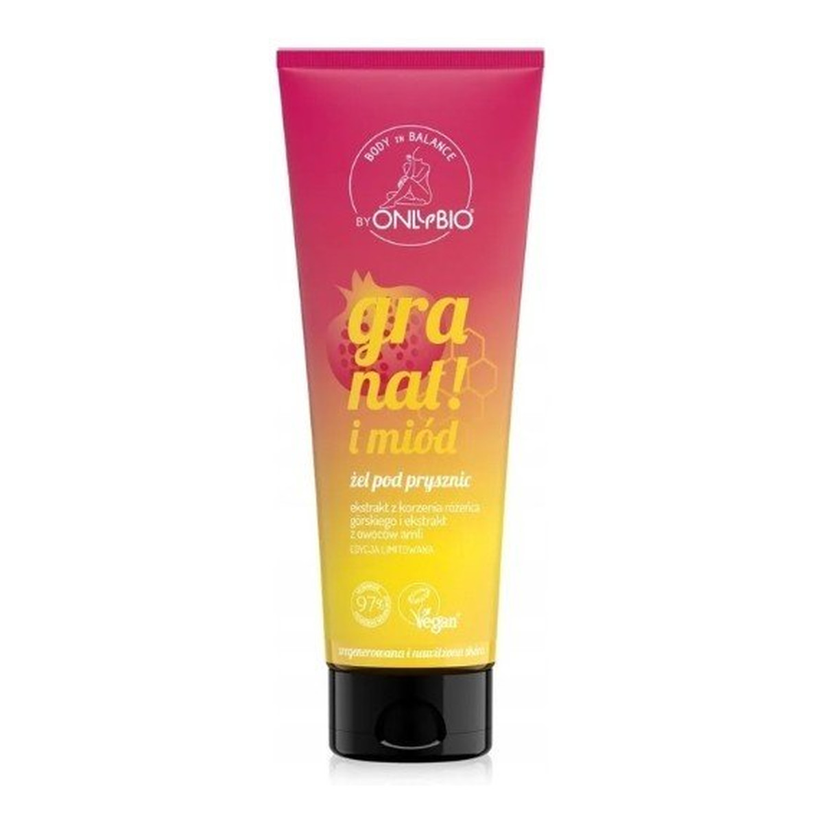 OnlyBio Body in Balance Limited Edition Granat i miód Żel pod prysznic 200ml