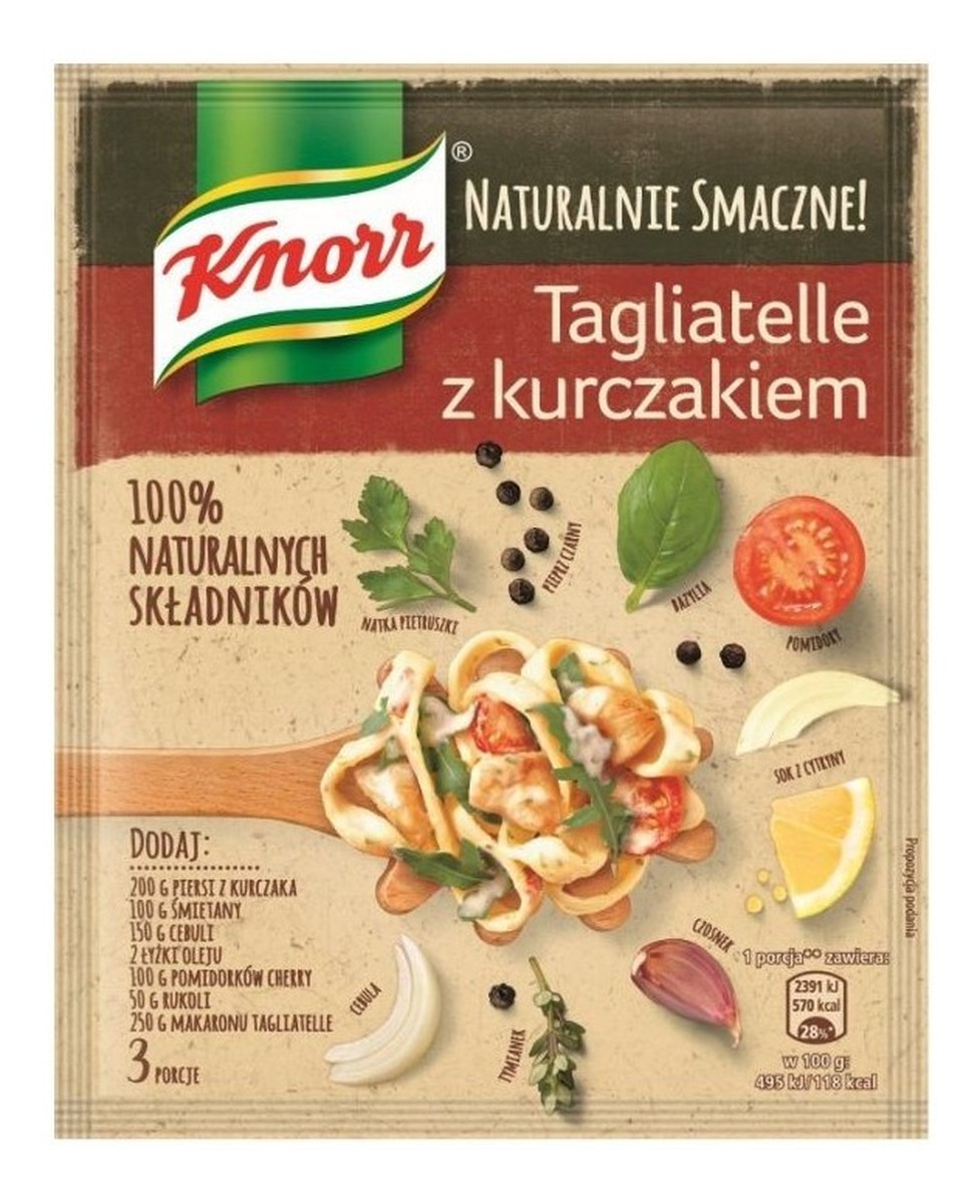 tagliatelle z kurczakiem