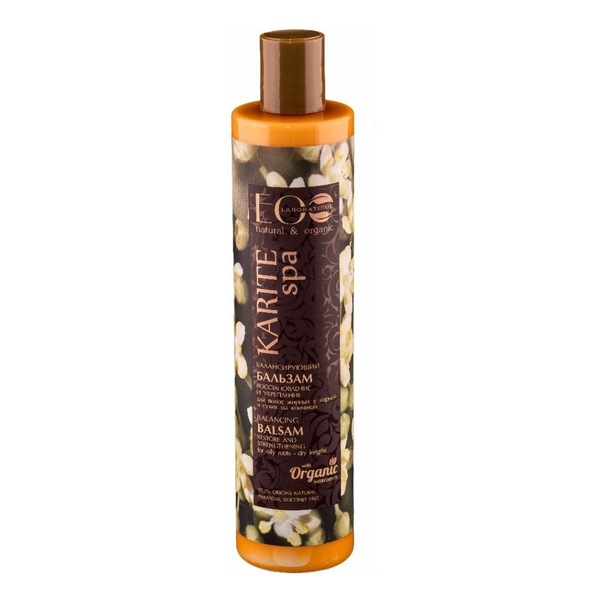Ecolab Ec Laboratorie Karite SPA Zrównoważony Balsam Do Włosów Tłustych U Nasady I Suchych Na Końcach Odbudowa I Wzmocnienie 350ml
