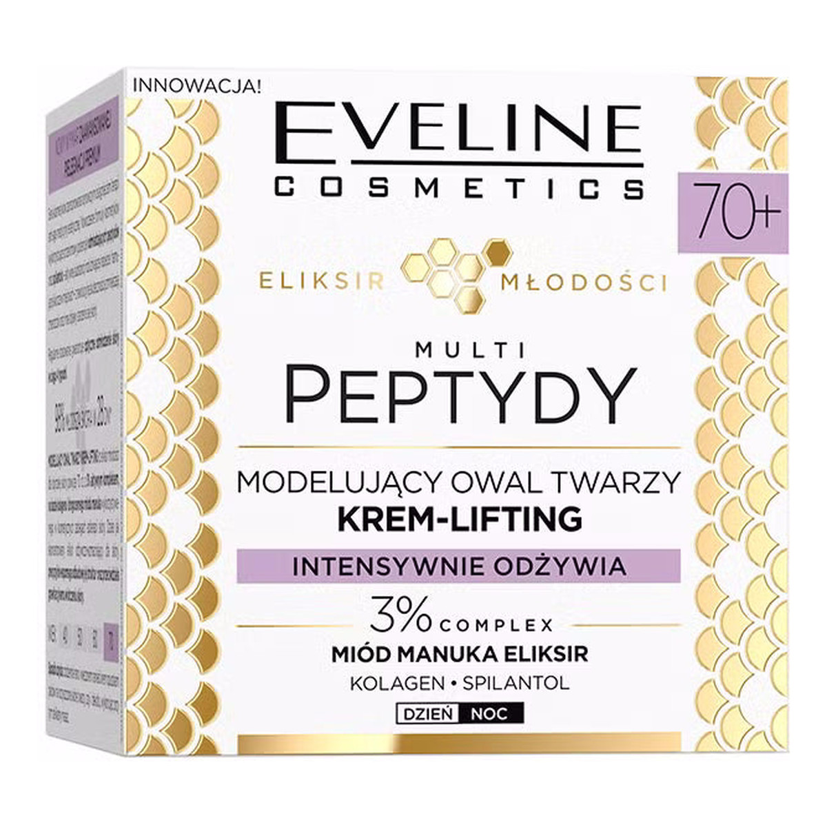 Eveline Eliksir Młodości modelujący owal twarzy krem-lifting 70+ 50ml