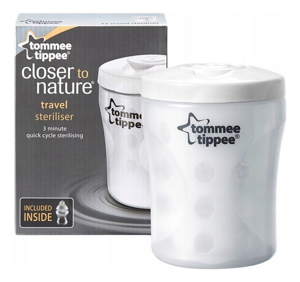 Closer to nature sterylizator mikrofalowy na jedną butelkę