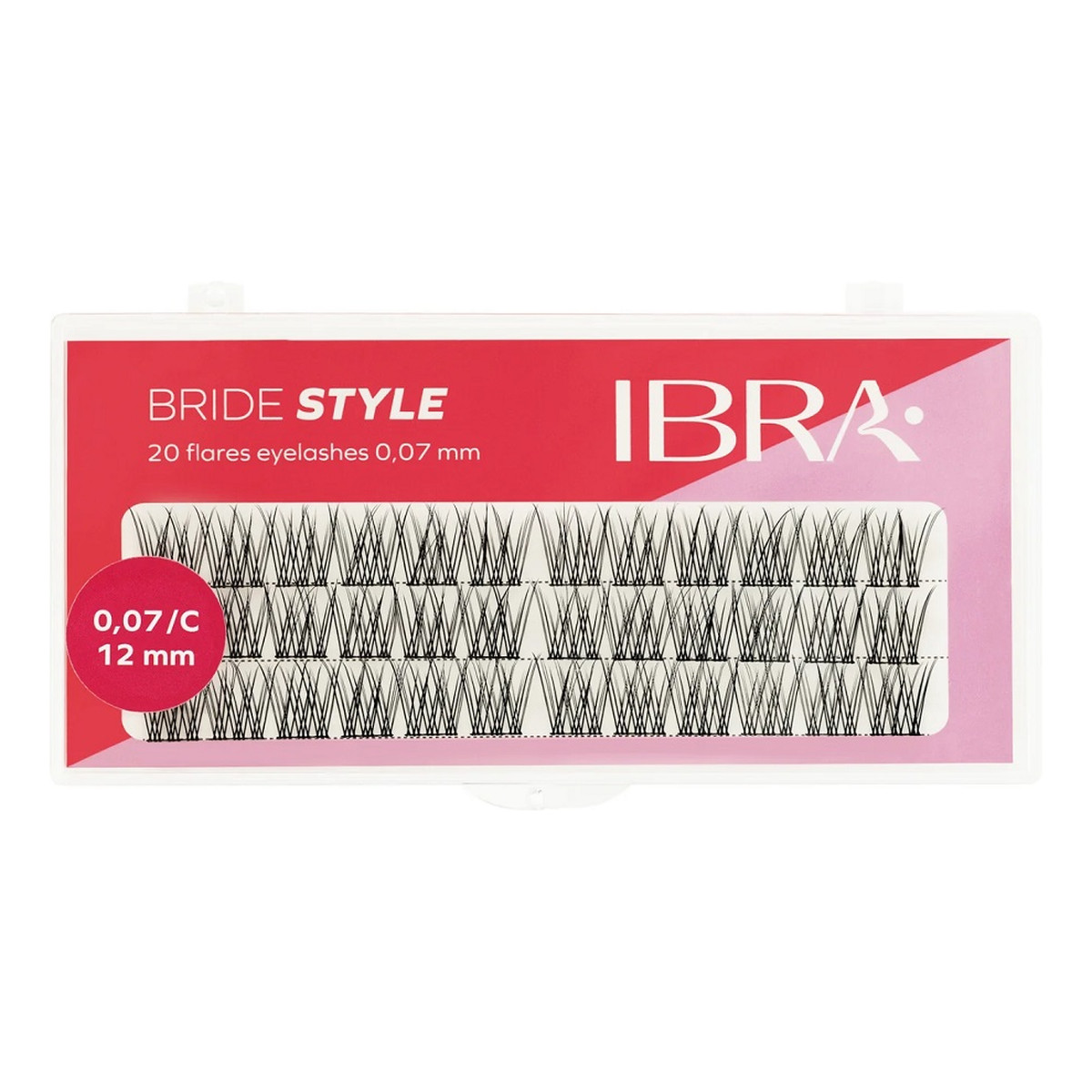 Ibra Bride style kępki rzęs 12mm