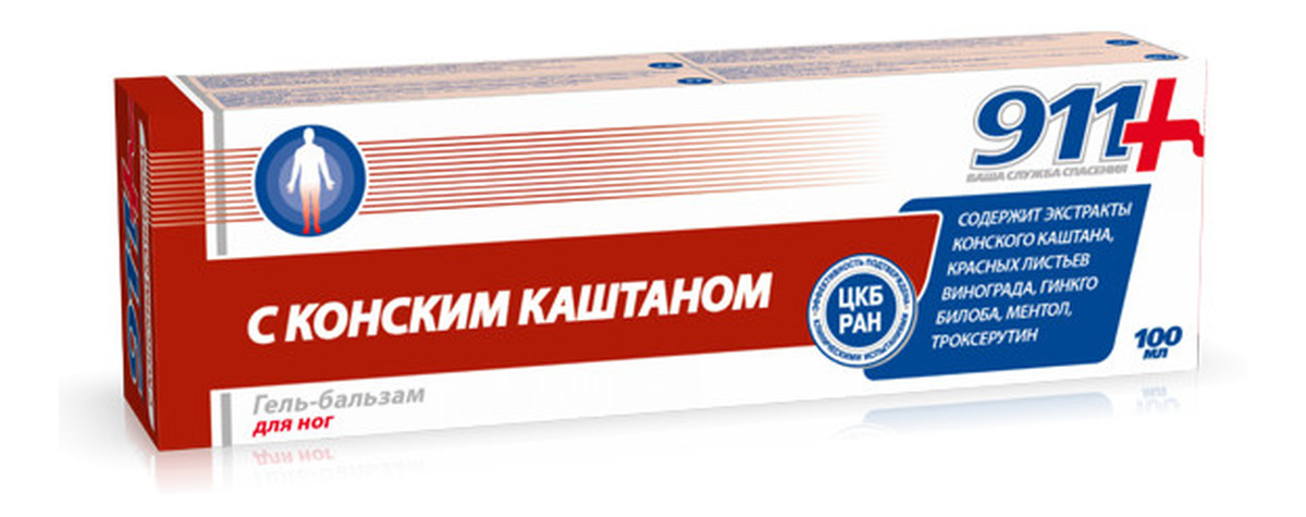 Żel do nóg z kasztanowcem