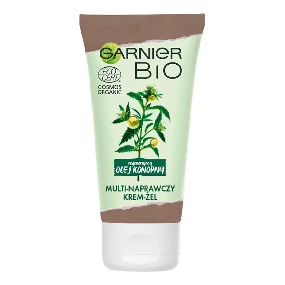Garnier Bio Reparing Hemp Cream-Gel multi-naprawczy Żel-krem do twarzy dla skóry zmęczonej 50ml