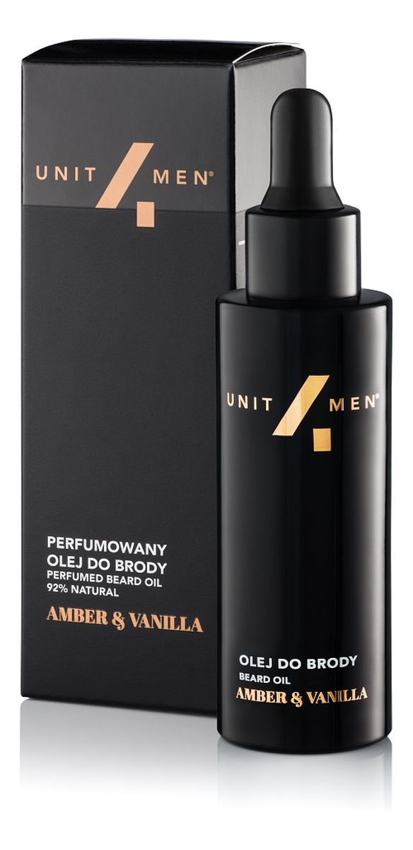 perfumowany olej do brody Amber&Vanilla