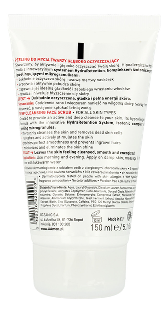 Głęboko Oczyszczający Peeling Do Twarzy