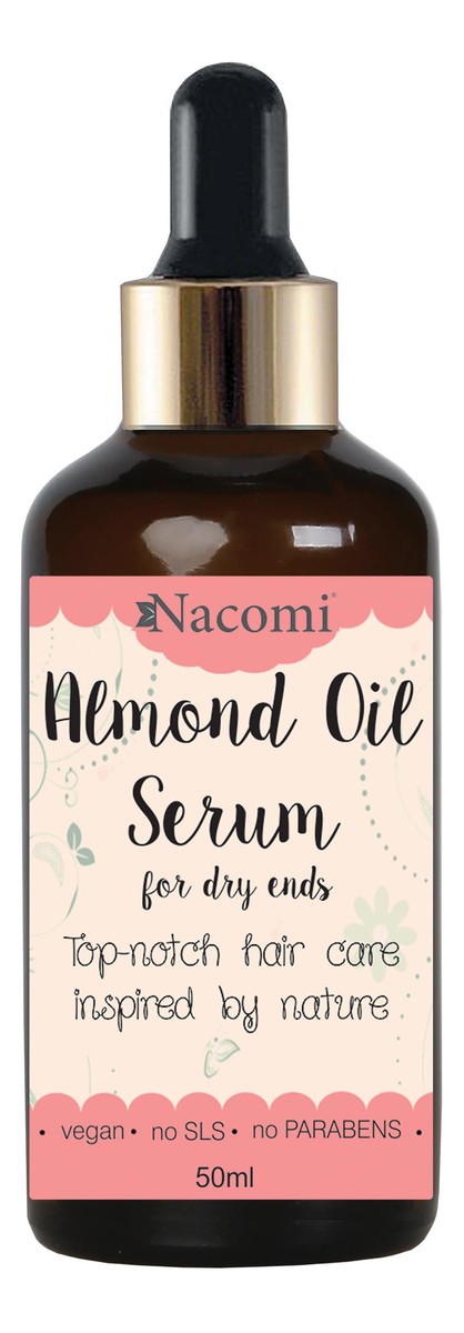 Serum na końcówki włosów z olejem migdałowym