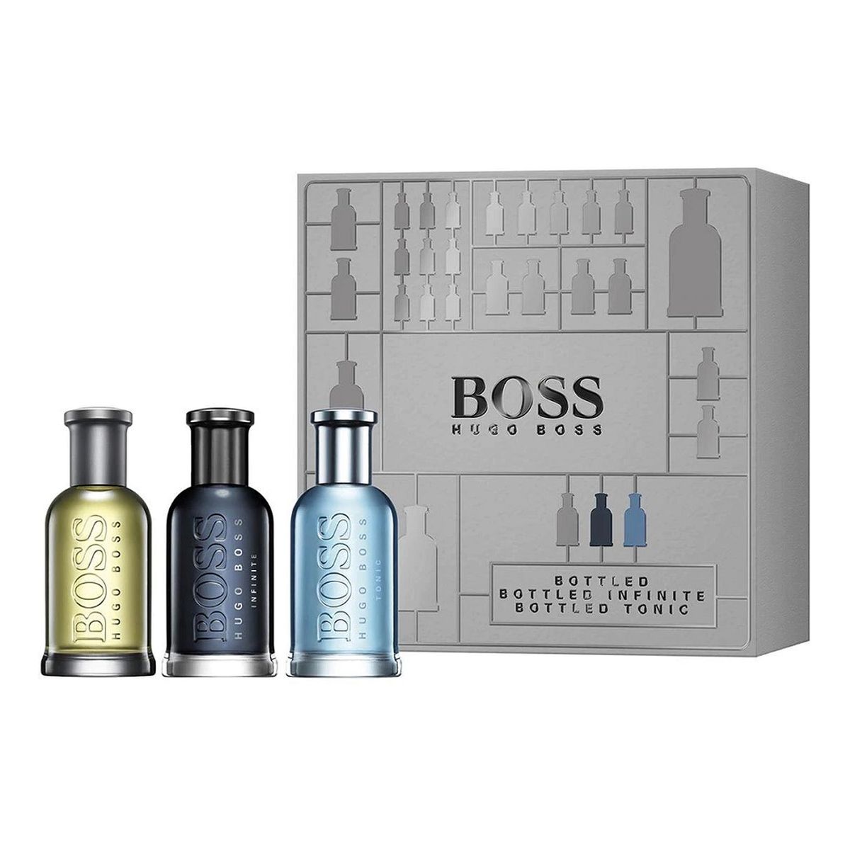 Hugo Boss Bottled Collection Zestaw bottled woda toaletowa spray 30ml + boss infinite woda perfumowana spray 30ml + bottled tonic woda toaletowa spray 30ml