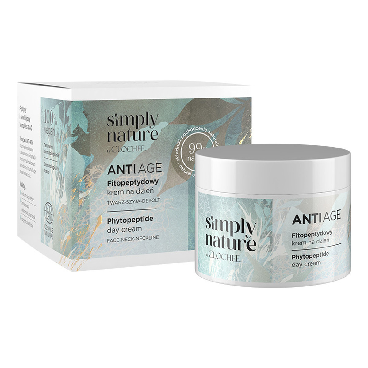Clochee Simply Nature fitopeptydowy krem na dzień AntiAge 50ml