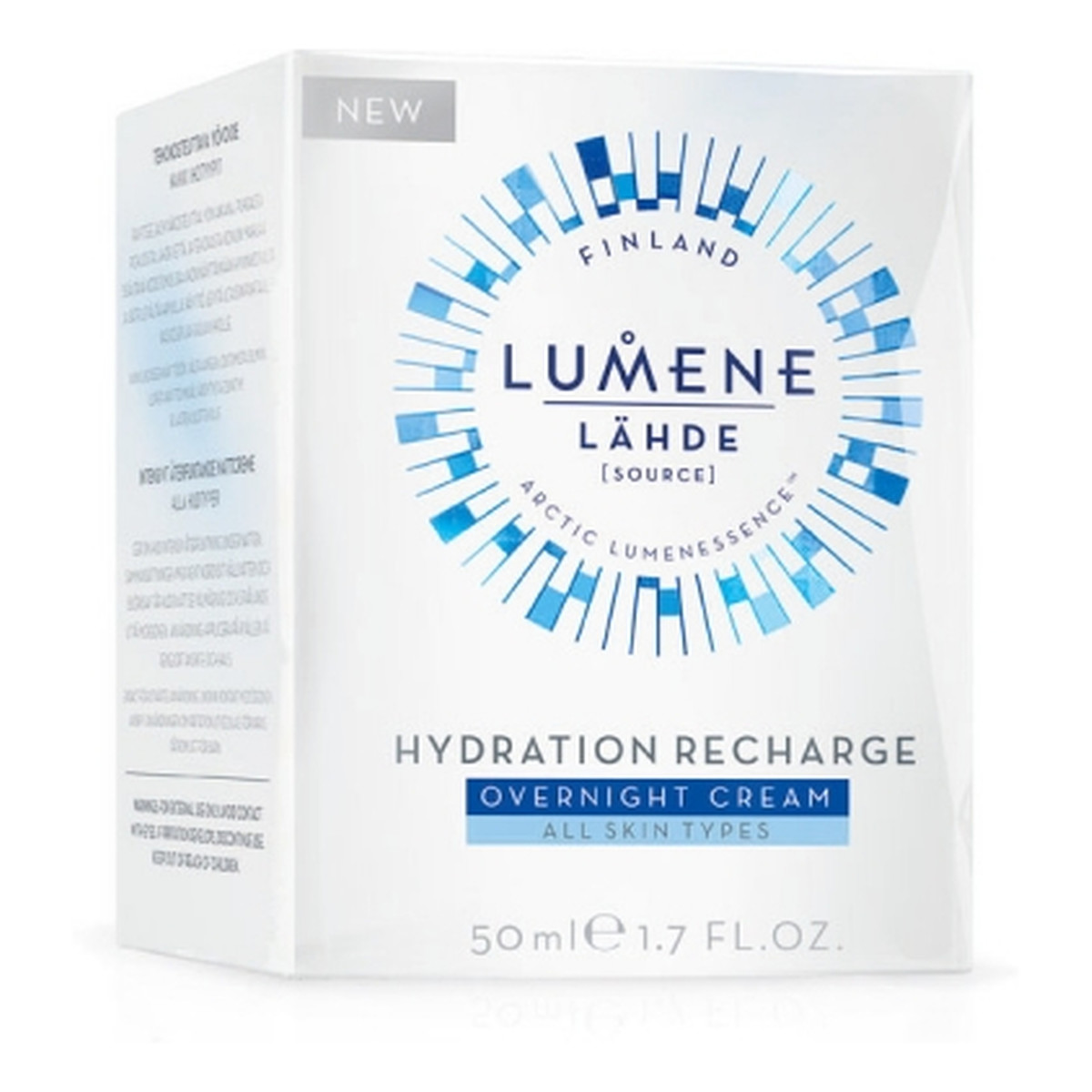 Lumene Nordic Hydra Lahde Hydration Recharge Overnight Cream nawadniający krem na noc do twarzy 50ml