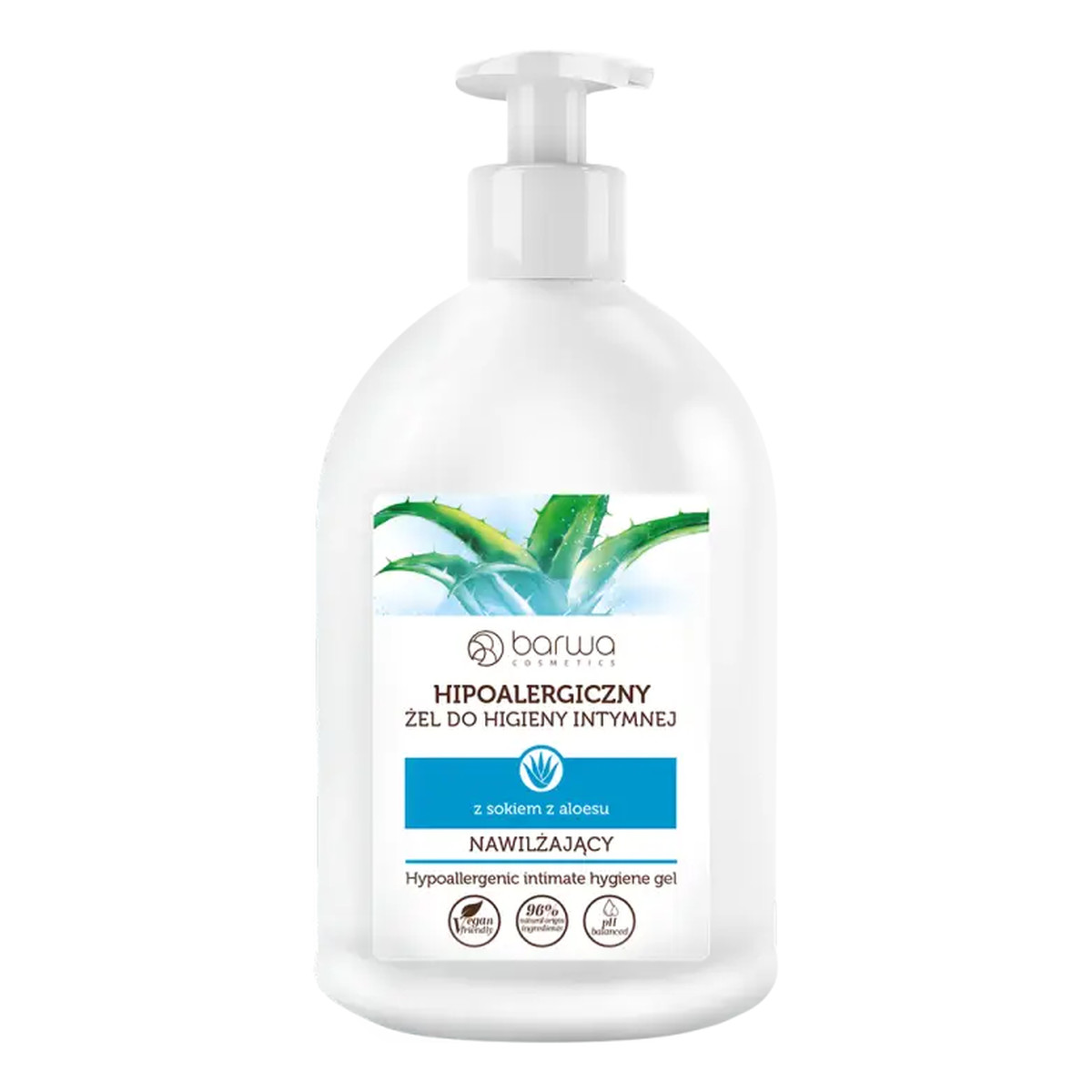 Barwa Hipoalergiczna Nawilżenie Hipoalergiczny Żel Do Higieny Intymnej 500ml