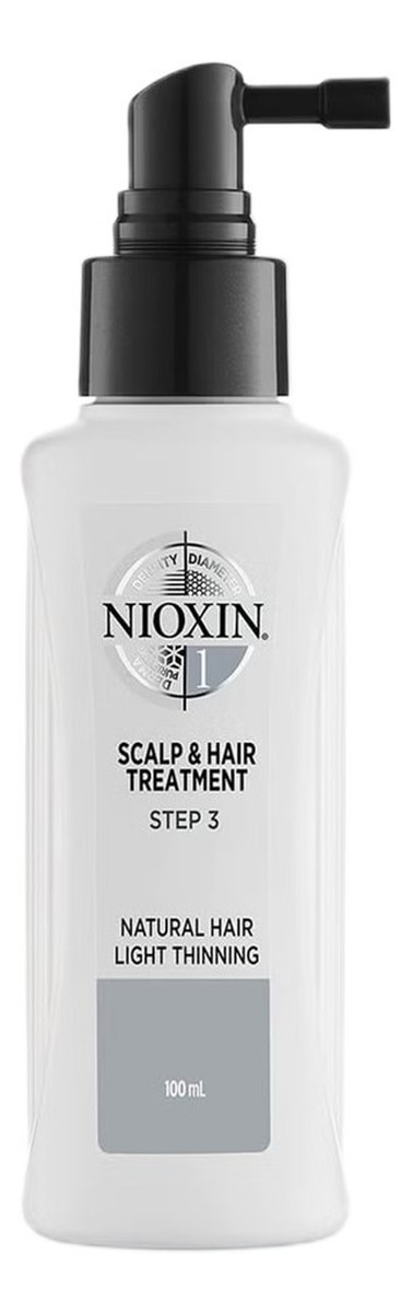 System 1 leave-in scalp hair treatment kuracja bez spłukiwania do skóry głowy i włosów naturalnych lekko przerzedzonych